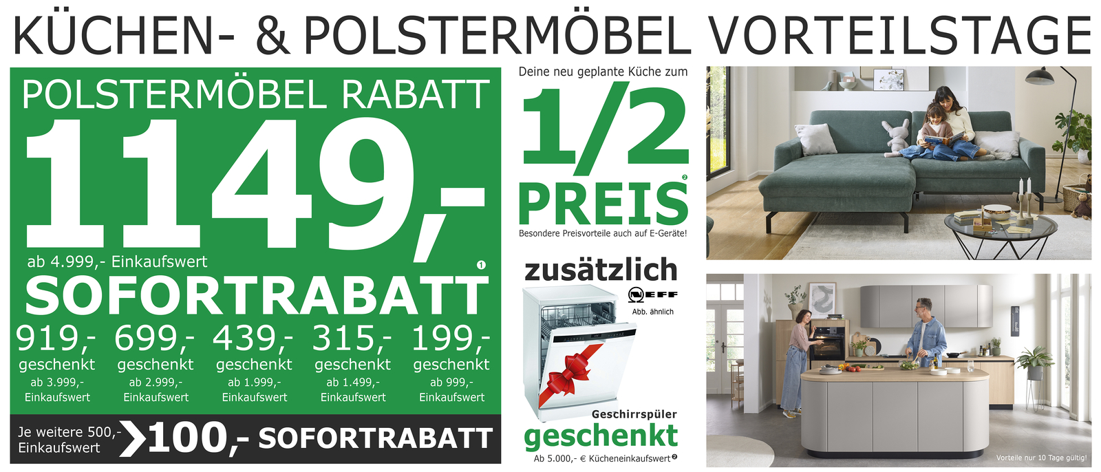 2026 10 10 Kuechen  und Polstermoebelvorteilstage